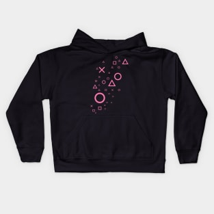 Pastel Pink Playstation Magic Kids Hoodie